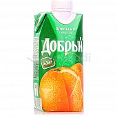 Сок Добрый 0,33л апельсин т/п 1/24