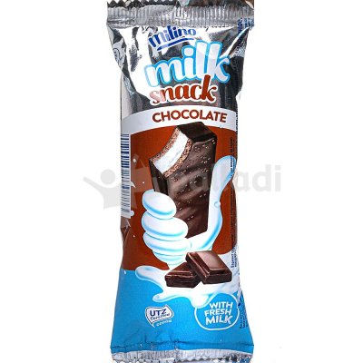 Пирожное Сhocolate Milk Snack Milino 30г бисквитное с кремом какао