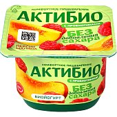 Йогурт Активия 130г персик-малина без сахара