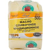 Масло сладко-сливочное Традиционное 82,5% 500г Омск