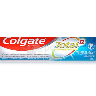 Зубная паста Colgate Total 12 Профессиональная Видимый эффект 75мл