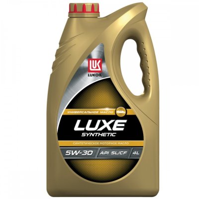 Масло моторное 5W30 SL/CF LUKOIL LUXE 4л синтетическое
          Артикул: 196256