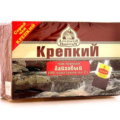 Чай Добрыня Никитич 100пак крепкий