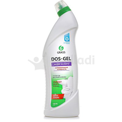 Средство для сантехники GRASS DOS-GEL Белее белого 1000мл