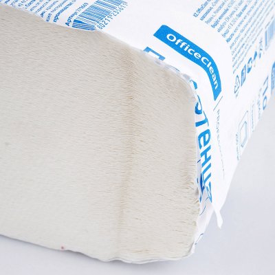 Полотенца бумажные для диспенсера OfficeClean Professional ZZ Vсложение 1 слойные 23х23см 250 листов