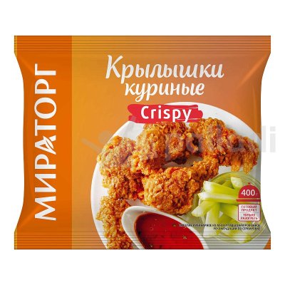 Крылышки куриные Мираторг 400г Криспи