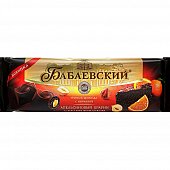 Шоколад Бабаевский темный 165г апельсиновый брауни с целым фундуком