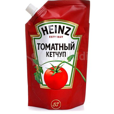 Кетчуп Heinz 350г томатный дой/пак 1/16