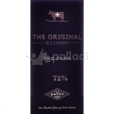 Шоколад BUCHERON ORIGINAL 100г горький 72%