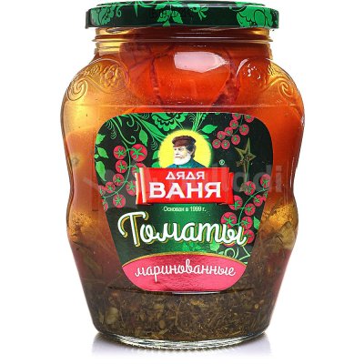 Томаты Дядя Ваня 680г ст/б маринованные