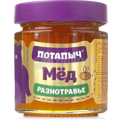Мед Потапыч 250г разнотравье