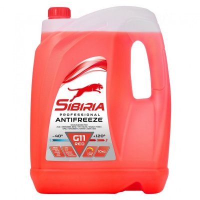 Антифриз SIBIRIA ANTIFREEZE red -40 10кг
          Артикул: 800887