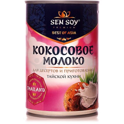 Молоко Кокосовое Sen Soy 400мл 
