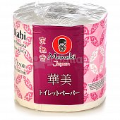 Бумага туалетная Maneki Kabi с легким ароматом ириса 3-х слойная, 40м, 1 рулон, Япония