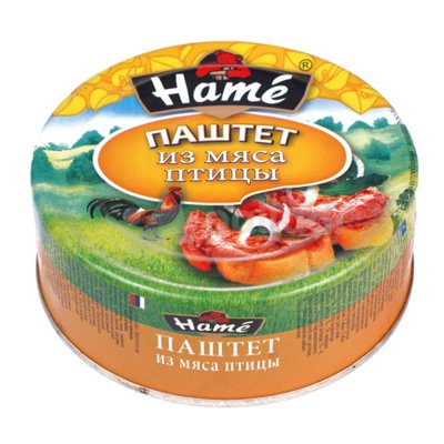 Паштет Hame 250г из мяса птицы ж/б