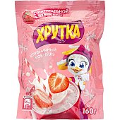 Какао-напиток Хрутка быстрорастворимый 160г Клубничный коктейль