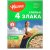 Хлопья Увелка 350г 4 злака тонкие 1/6