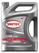 Масло моторное 5W30 A3/B4 SL/CF SINTEC LUXE 5000 4л п/синтетическое
          Артикул: 600245