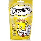 Корм для кошек Dreamies 60г подушечки с сыром