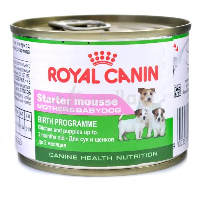 Royal Canin Starter mousse Корм для щенков и собак в период беременности и лактации 195г