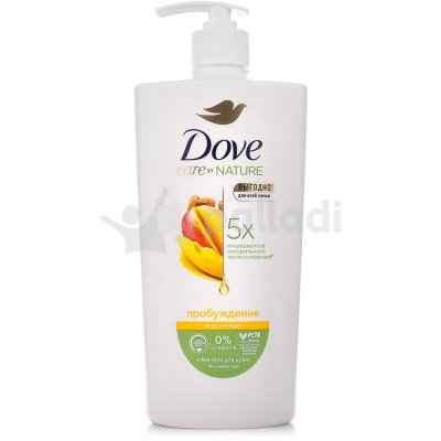 Гель-крем для душа DOVE 610мл  Пробуждение манго/миндаль