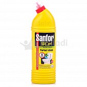 Средство чистящее Sanfor WC gel Лимонная свежесть для сантехники 1л