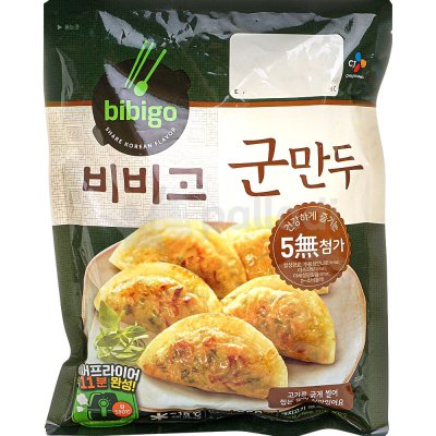 Дамплинги Bibigo 350г жареные со свининой и овощами