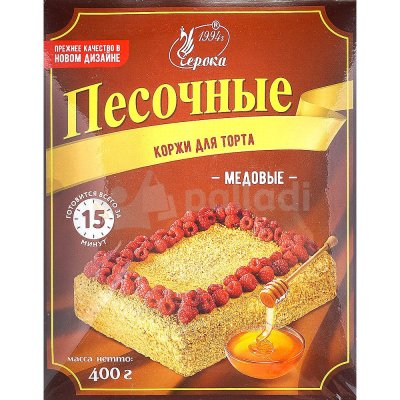 Коржи для торта Черока Медовые 400г 