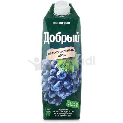 Сок Добрый 1л Виноград 