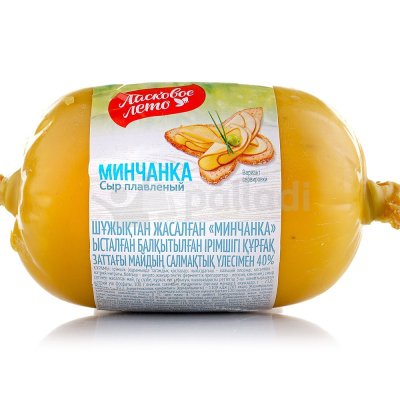 Сыр колбасный Ласковое лето 300г копченый 
