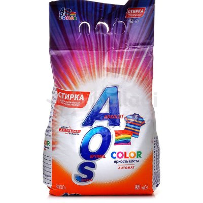 Стиральный порошок AOS Color 3кг Яркость цвета