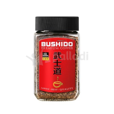 Кофе BUSHIDO 100гр Red katana натуральный растворимый (крепкий, насыщенный)
