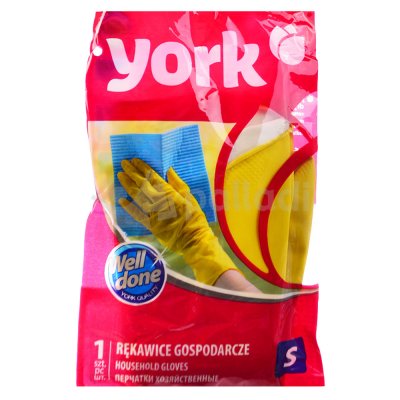 Перчатки резиновые YORK  S