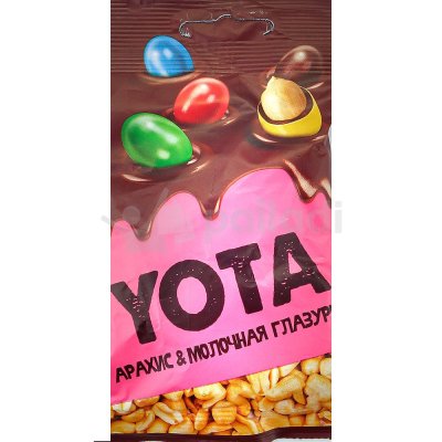 Драже Yota арахис в молочно-шоколадной и сахарной глазури 40 гр