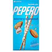 Печенье Lotte 32г Pepero Миндаль в белом шоколаде