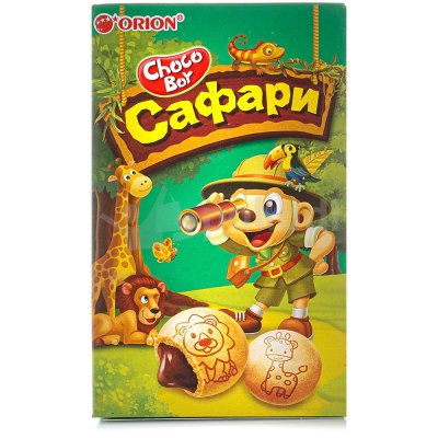 Печенье Орион ЧокоБой 42г сафари