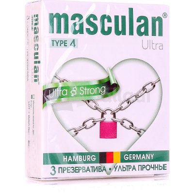 Презервативы Masculan Ultra4 Strong Ультра прочные (3шт)