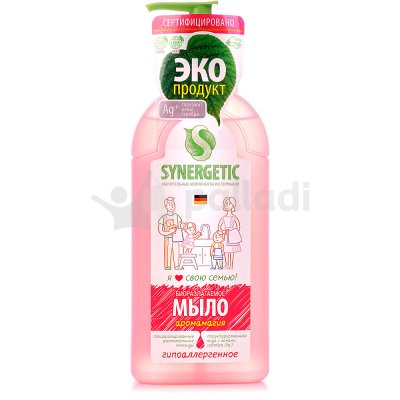 ЭКО мыло жидкое SYNERGETIC гипоаллергенное Аромамагия 500мл