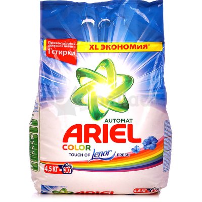 Стиральный порошок ARIEL Color Touch of Lenor fresh 4.5кг