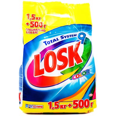 Стиральный порошок Losk Color 1,5кг+500гр