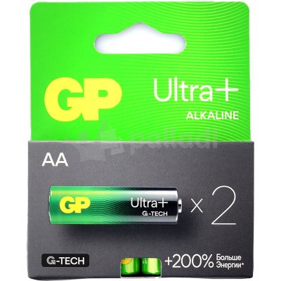 Батарейка GP ультра плюс 15AUP-2CR AA 2шт