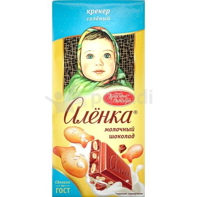 Шоколад Аленка соленый крекер 85г