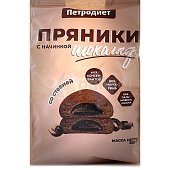 Пряники Петродиет 300г Шоколадные со стивией с начинкой