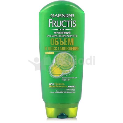 Бальзам-ополаскиватель FRUCTIS Объем и восстановление 200мл