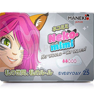 Прокладки ежедневные MANEKI Neko-Mimi 155мм 25шт SN2115H