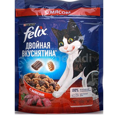 Felix Двойная вкуснятина 200г с мясом