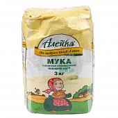 Мука Алейка 3кг в/с пшеничная 1/3