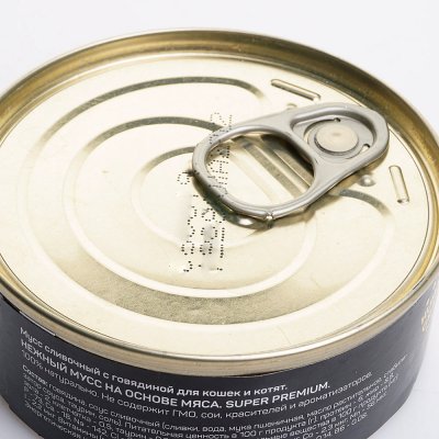 Консервы для кошек и котят с 1месяца Четвероногий Гурман GOLDEN Мусс сливочный с говядиной 100г