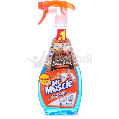 Средство для мытья стекол Mr. Muscle со спиртом 500мл