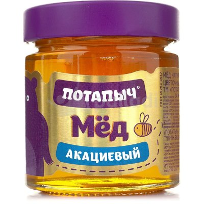 Мед Потапыч 250г акациевый